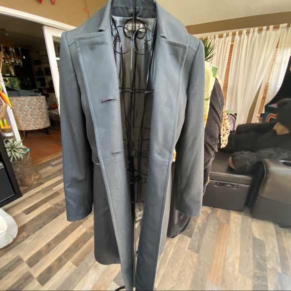 Tahari Classic Gray Trench/Jacket - Picture 7 of 8